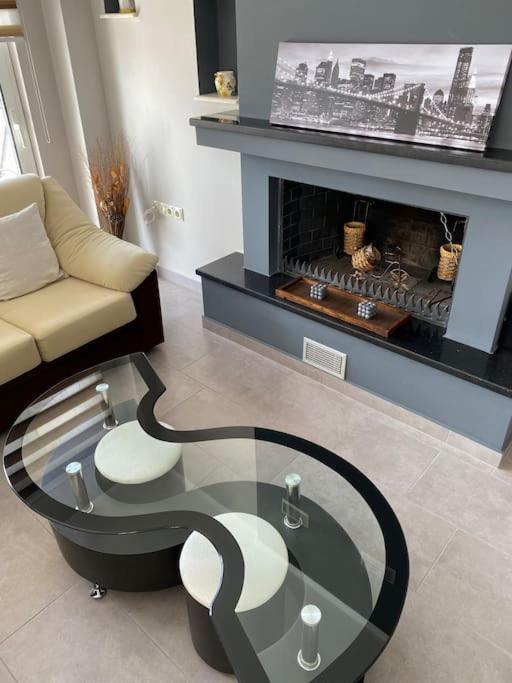 Keskos Luxury Villa Artemida  Bagian luar foto