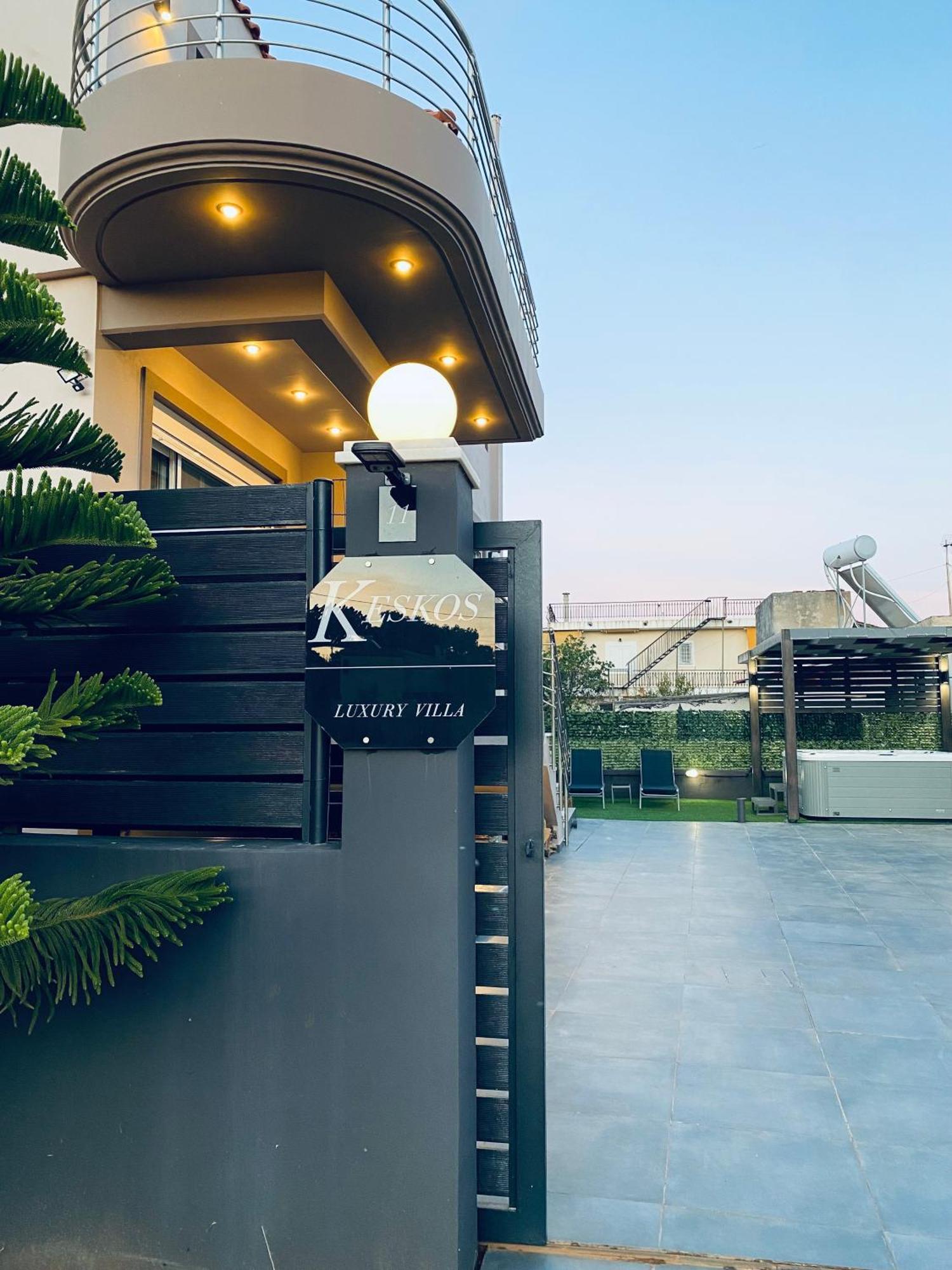 Keskos Luxury Villa Artemida  Bagian luar foto