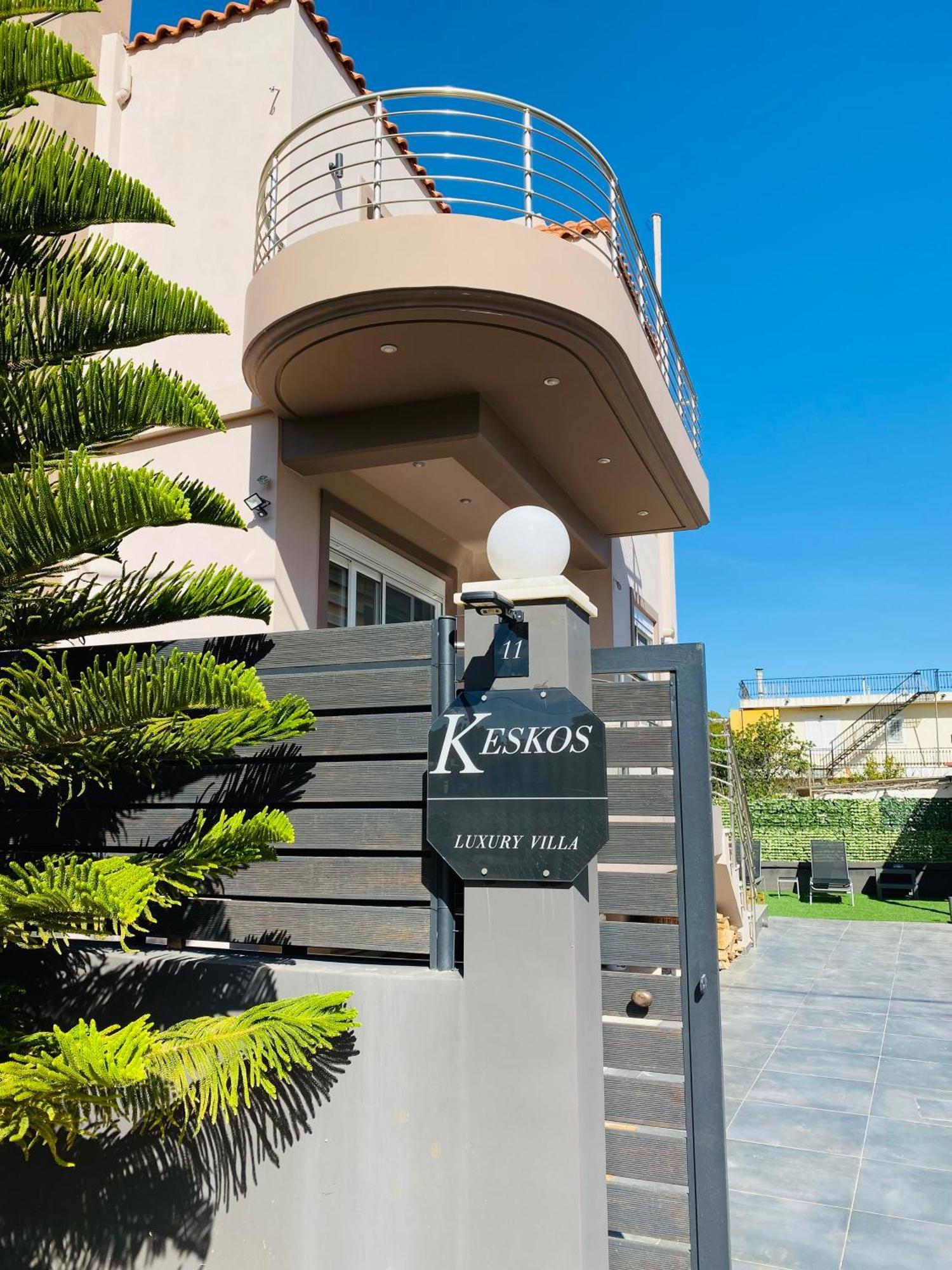 Keskos Luxury Villa Artemida  Bagian luar foto