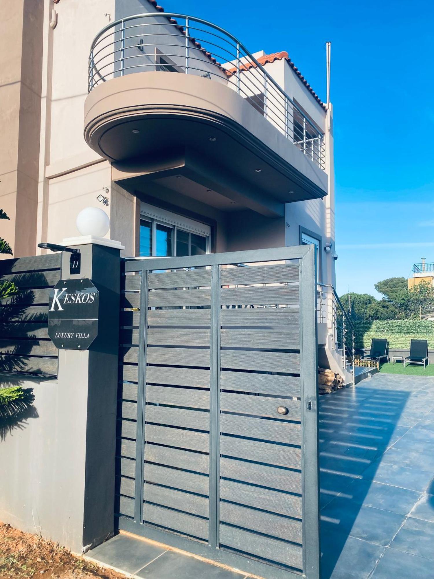 Keskos Luxury Villa Artemida  Bagian luar foto