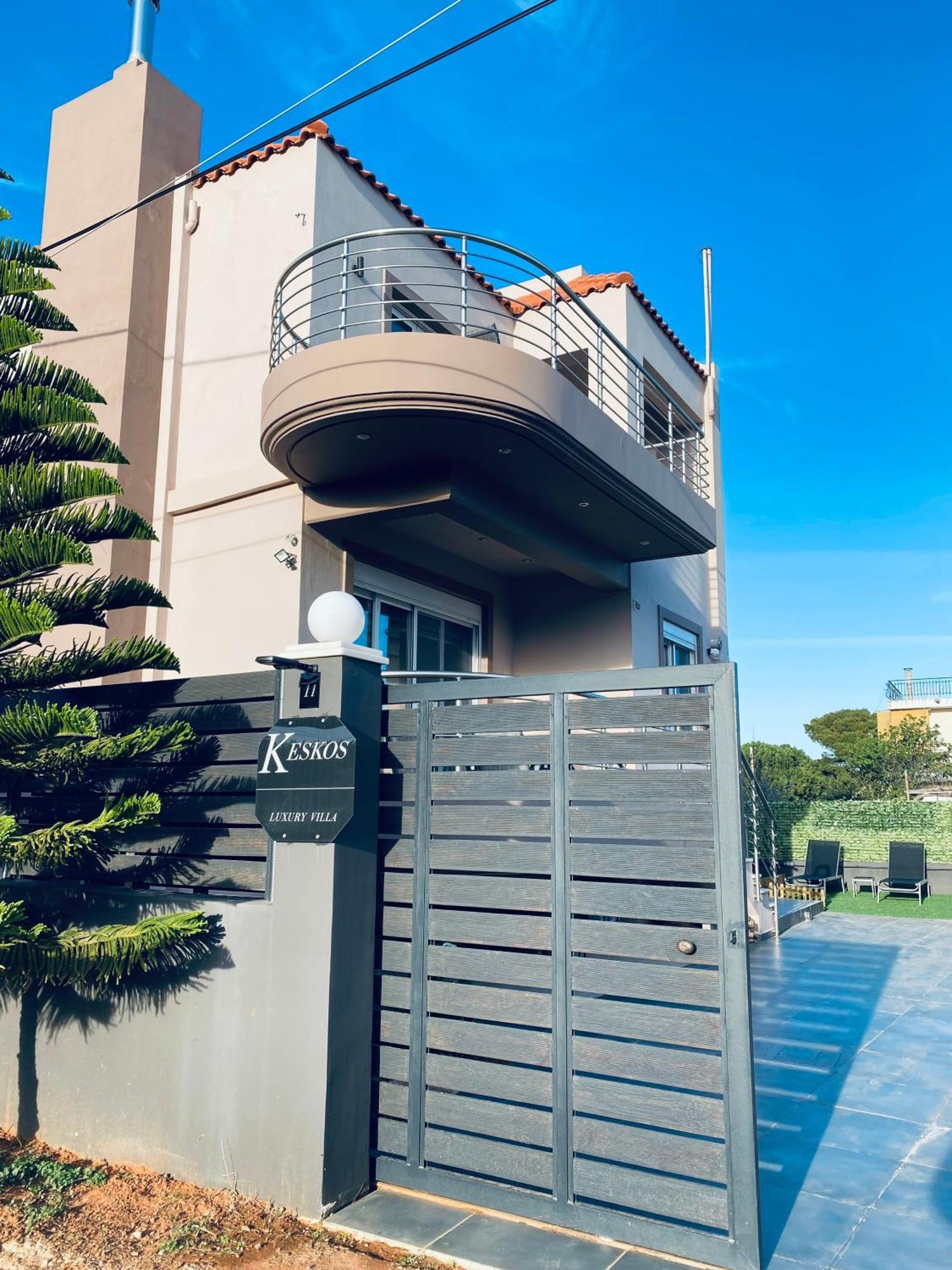 Keskos Luxury Villa Artemida  Bagian luar foto