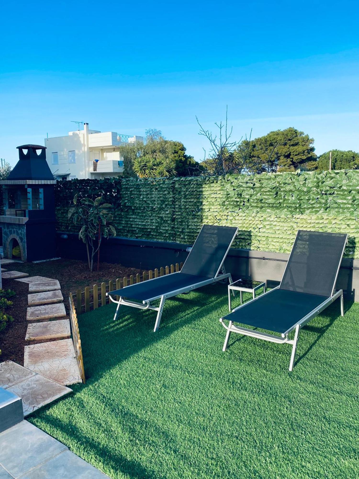 Keskos Luxury Villa Artemida  Bagian luar foto